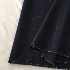 E5L/300H6439◆3m ワケあり/ウール混カジュアルフォーマル生地/生地のM