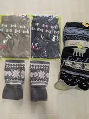 防寒対策レッグウォーマーネックウォーマーレギンスまとめ売り