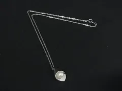 ■美品■ TASAKI タサキ SV925 本真珠 アコヤ真珠 パール 約6mm SV925 ネックレス ペンダント アクセサリー シルバー系 DL4495