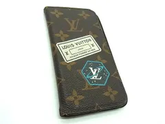 LOUIS VUITTON ルイヴィトン モノグラム マイLV ワールドツアー フォリオ iPhone X/XS 対応 スマホケース ブラウン系 DL3685