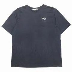 美品 22ss Y-3 ワイスリ― Yohji Yamamoto x adidas 20th ロゴプリント 刺繍 Tシャツ トップス カットソー L 黒 ブラック メンズ 古着 中古 USED