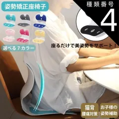 種類4：ブルー/S 姿勢矯正 座椅子 7カラー 姿勢サポート 骨盤矯正 健康座椅子 バランスチェア ボディメイクシート 子供姿勢矯正 学生 猫背 腰痛対策 背筋 ゆがみ 運転  姿勢が良くなるテレワーク 送料無料