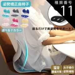 種類11：ローズレッド/L 姿勢矯正 座椅子 7カラー 姿勢サポート 骨盤矯正 健康座椅子 バランスチェア ボディメイクシート 子供姿勢矯正 学生 猫背 腰痛対策 背筋 ゆがみ 運転  姿勢が良くなるテレワーク 送料無料