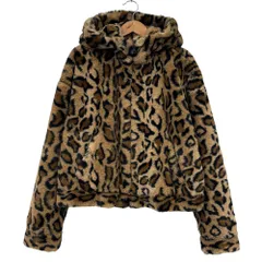 美品 UGG RTW アグ レオパード ボアジャケット パーカー XS ブラウン レディース 古着 中古 USEDのサムネイル