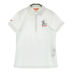 サイズ：M BEAMS GOLF ビームスゴルフ ×Disney 2023年モデル 半袖ポロシャツ ミッキーマウス  ホワイト系 [240101512750] ゴルフウェア レディース ストスト