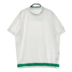 サイズ：LL AND PER SE アンパスィ 2025年 AMS9495W6 半袖モックネックTシャツ  ホワイト系 [240101578799] ゴルフウェア メンズ ストスト