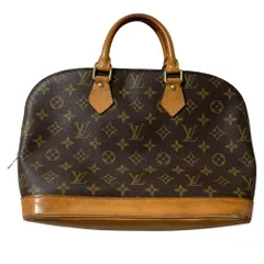 良品 LOUIS VUITTON ルイヴィトン モノグラム アルマPM ハンドバッグ M51130 ブラウン×ベージュ レディース 古着 中古 USED