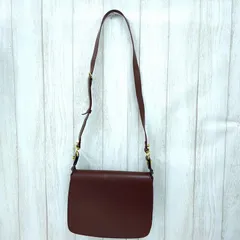 マストドゥ カルティエ レザー ショルダーバッグ ワインレッド