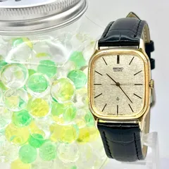 【新品電池】SEIKO セイコー メンズ 腕時計 ゴールド スクエア 2621-5170 962865 新品ベルト