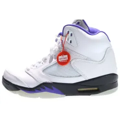NIKE (ナイキ) AIR JORDAN 5 RETRO DARK CONCORD DD0587-141 エアジョーダン5 レトロ ダークコンコルド ハイカットスニーカー ホワイト/パープル US8.5/26.5cm
