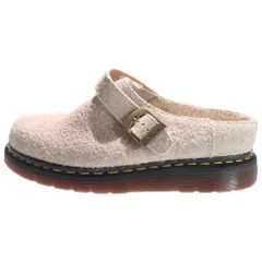 Dr.Martens (ドクターマーチン) Faux Shearling Lined Suede Slingback Mules フェイクシアリング裏地スエードスリングバックミュール スリッポン ベージュ