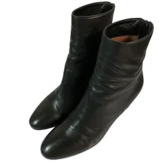 美品 L'AUTRE CHOSE ロートレショーズ ショートブーツ サイズ37 約23.5cm ブラック レディース 古着 中古 USED