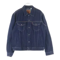 Levi's (リーバイス) 2ポケット ボタンデニムジャケット Gジャン インディゴ 72334-0134
