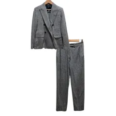 良品 MaxMara Studio マックスマーラステュディオ チェックダブルジャケット パンツ スーツセットアップ 23691102376 34 グレー レディース 古着 中古 USED 楽天市場】【中古】良品 MaxMara Studio マックスマーラステュディオ