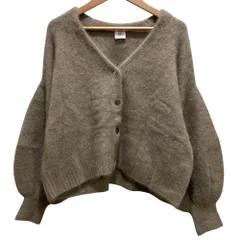 美品 24AW IENA LA BOUCLE イエナラブークル ファーニットカーディガン 24080914900030 ブラウン レディース 古着 中古 USED 美品 24AW IENA LA BOUCLE イエナラブークル ファーニットカーディガン