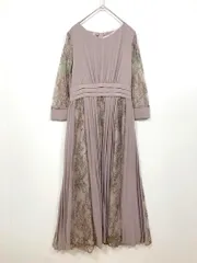 アサクラ レース 切替 結婚式二次会 ドレス ワンピース sizeS/ピンク ■■レディース