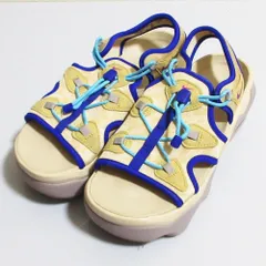 美品 NIKE ナイキ エアマックスココ サンダル DX3285-126 サイズ25cm ベージュ ブルー レディース 古着 中古 USED