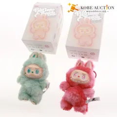 ■ ポップマート ぬいぐるみ LABUBU ラブブ 2点セット まとめ売り LOVE 愛 SERENITY 平静 袋 箱付き