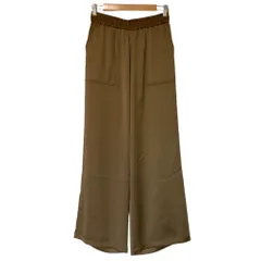 良品 25AW JOURNAL STANDARD relume レリュームジャーナルスタンダード サテンベイカーパンツ 25030462932040 サイズ38 ブラウン レディース 古着 中古 USED