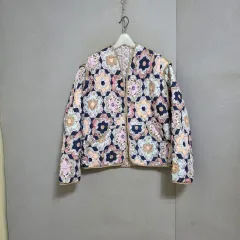 フラワー柄 キルティング アウター FF n1802