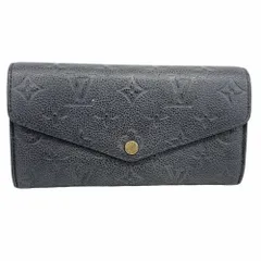 ルイ・ヴィトン(Louis Vuitton) ルイ・ヴィトン 長財布 モノグラム・アンプラント ポルトフォイユサラ M82257 ノワールレディース