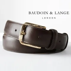 【50%OFF/定価38,500円】ボードイン アンド ランジ 新品 ベルト GRAND-FGCALFGO 80 ダークブラウン 牛革 国内正規品 イタリア製 #f10357