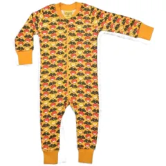 DUNS SWEDEN multi radish mineral yellow taping Zip Suit