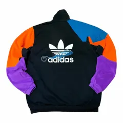 アディダス オリジナル ビッグロゴ ハーフジップアップ アノラック