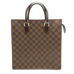 ルイヴィトン Louis Vuitton LV ヴェニスPM ダミエ ビジネス ハンドバッグ シンプル 四角 ユニセックス フォーマル きれいめ ブラウン系 ゴールド レザー PVC N51145【中古 B品】 当店通常価格94800円