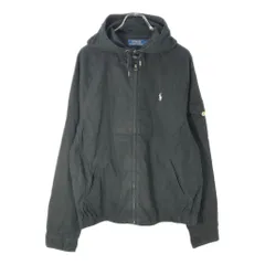 Polo by Ralph Lauren ポロ ラルフローレン フーデッドジャケット ブラック(メンズ L)中古 古着 X2009