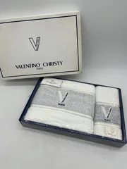 富士　VALENTINO CHRISTY PARIS ヴァレンティノ・クリスティー　バスタオル　フェイスタオル　綿　セット　VT2500　コットン　タオル　風呂　バス　日本製　布　昭和レトロ　昭和　レトロ