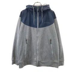 Columbia コロンビア 長袖 ジップパーカー L グレー系 アウトドア メンズ 古着