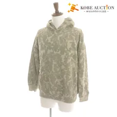 ■ Gap kids キッズ パーカー 長袖 トップス フード 迷彩柄 子供 メンズ レディース XXL 160cm マルチカラー ベージュ系 タグ付き 美品