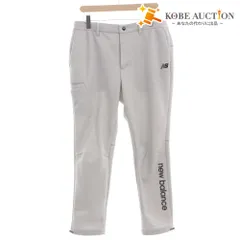 ■ ニューバランス ゴルフ パンツ ロング ボトムス ストレッチ スウェット テーパード ジョガー プリント メンズ 6（L相当） グレー