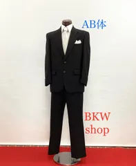 used　メンズ　礼装礼服　シングル　上下セット　AB体　　スーツ　ブラック　礼服