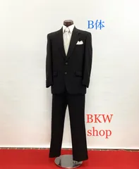 used　メンズ　礼装礼服　シングル　上下セット　B体　　スーツ　ブラック　礼服