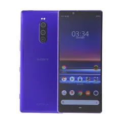 Xperia 1 64GB パープル Sony SOV40 au SIMロック解除済み Cランク スマホ 本体 送料無料 即日発送