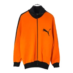 70年代 PUMA プーマ トラックジャケット ヴィンテージ スポーツ オレンジ(メンズ 6)中古 古着 X2023