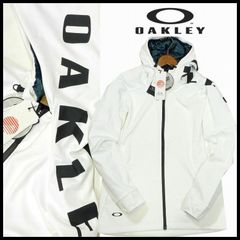 新品 定価13,860円 オークリー フーディージップジャケット M 白