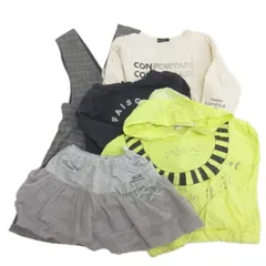 ベベ bebe キッズ服 Tシャツ ワンピース スカート まとめ 5点セット 120 ■GY14