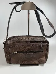 蛇革 ヘビ ショルダーバッグ