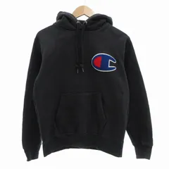 チャンピオン CHAMPION パーカー フーディー プルオーバー スウェット 裏起毛 M 黒 ブラック /UO