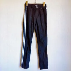 美品✨ アンビー ENVYM イージートラックパンツ モノトーン アーバンリアルクローズ ウィメンズ シンプル エッジ 都会 サイドライン ラインパンツ ストレート レーヨン ストレッチ スポーティ モード