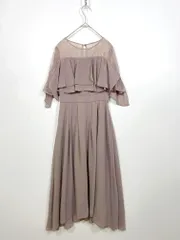 PROPORTION BODY DRESSING プロポーションボディドレッシング Lou Lou Fee レース切替 結婚式二次会 ドレス ワンピース sizeS/ピンク ■■レディース