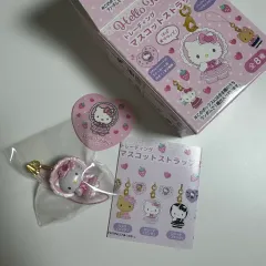 ハローキティ ロリータ マスコット ストラップ (ピンク)