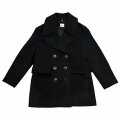 BURBERRY バーバリー　ウール　Pコート　IT38　レディース　ブラック　8072684　ジャケット　ピーコートのサムネイル