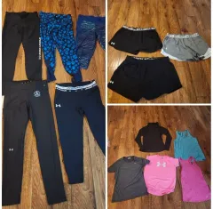 UNDER ARMOUR アンダーアーマー レディース ヨガ レギンス / 機能性 Tシャツ / ランニング ハーフパンツ サイズ M / L 各