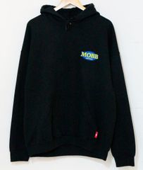中古】 MOBB メンズパーカー XL MOBB/official/XL/黒 ブラック/刺繍