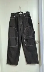 生デニム ワイドデニム 新品 32まで