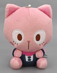[중고] 봉제인형 마스코트 봉제인형 배지 오차네코(여일차) 애니멀 봉제인형 [내 영웅 아카데미아]
